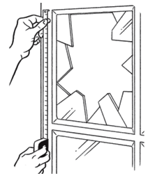 Changer une vitre, comment mesurer une vitre, vitre sur mesure, simple vitrage, double vitrage, paroi de douche, 