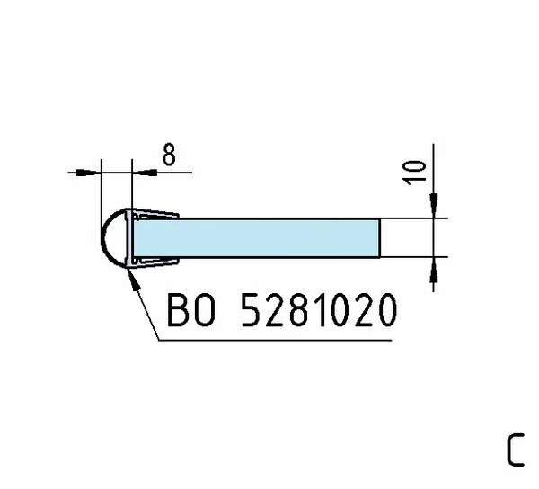 Paumelle pour porte de douche Bilbao Premium, verre-mur 90° Inox brossé mat raccord mural des deux côtés ( BO5211552 )
