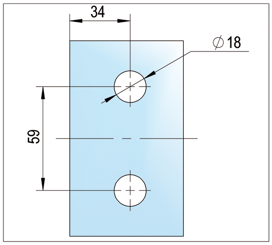 RACCORD D'ANGLE FIXE 90° MUR / VERRE (BO5213142)