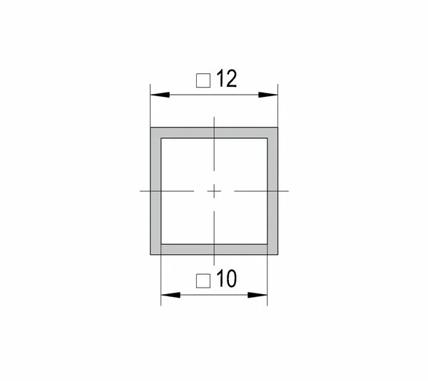 Barre de stabilisation Square 12 Inox brossé mat ( BO5420176 )