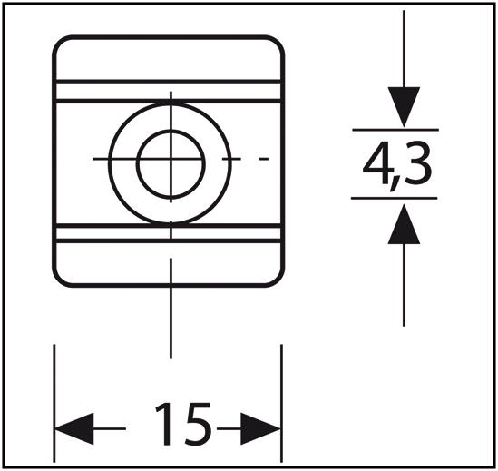 SUPPORT POUR TABLETTE EN VERRE (BO5206915)